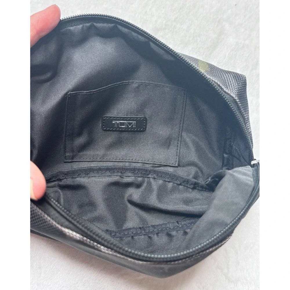 TUMI Mens Camo Ballistic Nylon Travel Toiletry Dopp Kit Accessory Bag